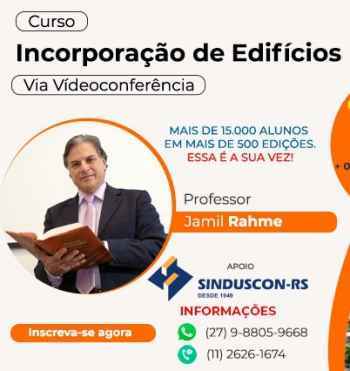  Curso Incorporação de Edifícios/Educ.eng