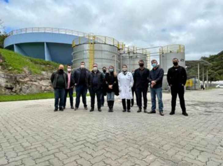  Grupo de Trabalho da construção civil visitam ETE em Gramado