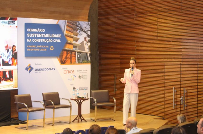 Sustentabilidade na construção foi tema de seminário no Sinduscon-RS