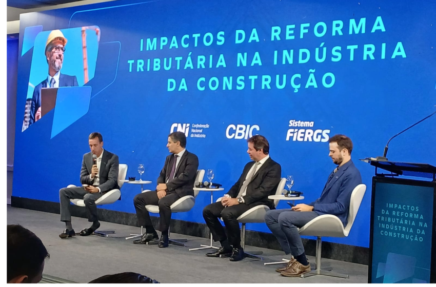  A Reforma Tributária trará mais transparência, competividade e eficiência à atividade da construção, mas implica em mudança cultural
