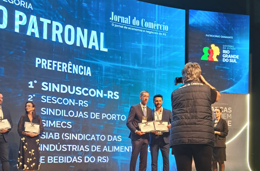  Marcas de Quem Decide 2026: Sinduscon-RS é líder em duas categorias e reforça conexões que levam ao sucesso