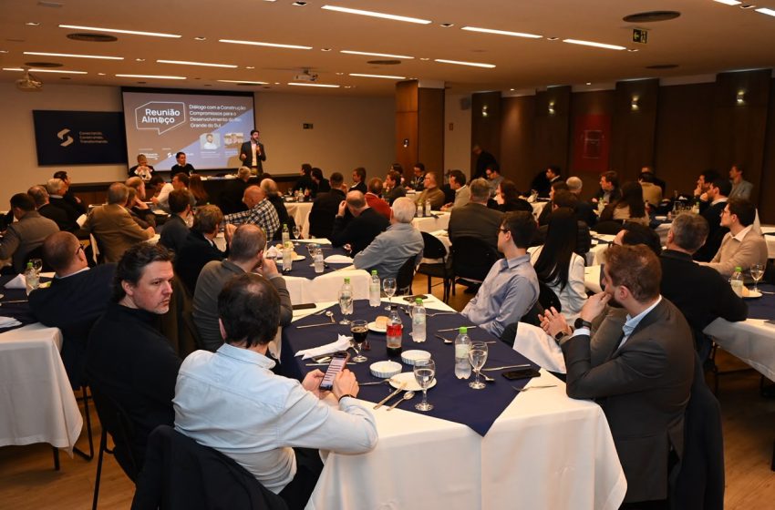 Sinduscon-RS promove debate com pré-candidatos sobre rumos políticos e econômicos do RS