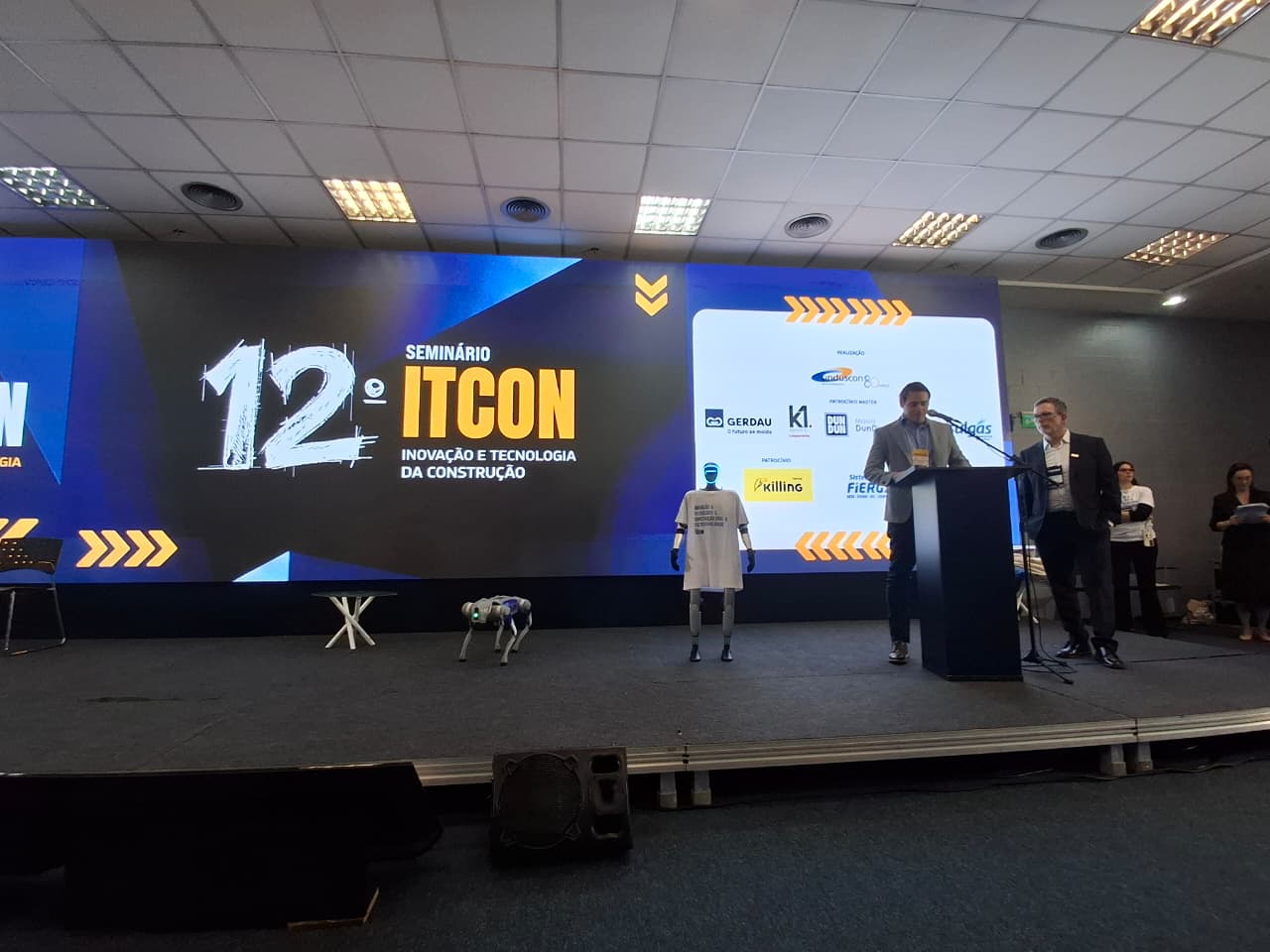 Presidente do Sinduscon-RS, Rafael Garcia, no 12º Seminário ITCON